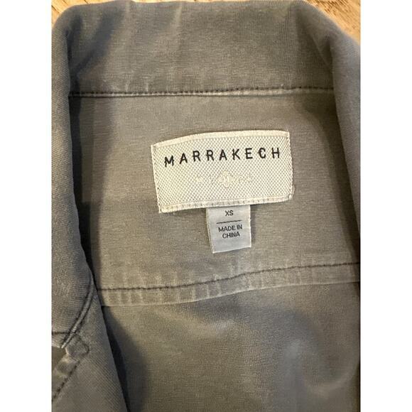 Marrakech Jacket Moto Jacket Gray From Anthropologie Womens XSmall - Picture 3 of 7